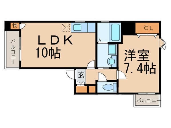 アビタシオン葵の物件間取画像